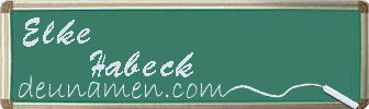 Elke Habeck Visitenkarte